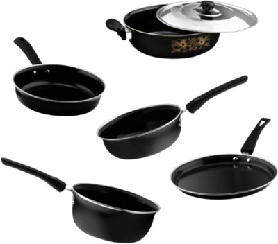 Kashvi 5Pcs_with_Lid@0000 Pack of 6 Cook and Serve Casserole Set(3 ml)