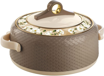 NAYASA Coral 2500 Inner Stainless Steel 2.37 litres Thermoware Casserole(2500 ml)