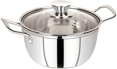Anjali Life Time Anjali Creta Conical Casserole with Glass Lid, 18 CM Serve Casserole(2000 ml)