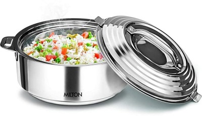 MILTON Thermosteel Galaxia Casserole, 2000 ml, Steelplain Thermoware Casserole(2000 ml)