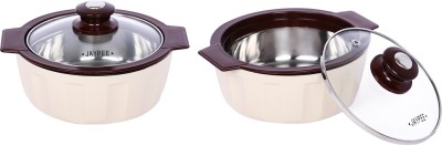 JAYPEE Glamerole Twin Pack of 2 Thermoware Casserole Set(800 ml, 800 ml)