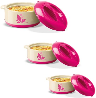 MILTON ORCHID JR GIFT SET Pack of 3 Thermoware Casserole(450 ml, 790 ml, 1260 ml)