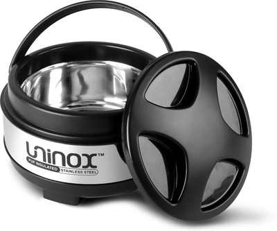 UNINOX Stainless Steel Insulated Serving Hot Pot for Roti/Curry/Chapati Box Hot Case Thermoware Casserole(2000 ml)