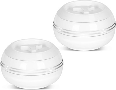 JAYPEE Palazio Twin Food Serving for Gifting Food Serve Hotpot Roti Box for Home Dining Pack of 2 Thermoware Casserole Set(450 ml, 450 ml)
