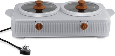 Jaypee Plus Cook Smart Dual Cooking Station with Non Stick Coating for Reheating & Cooking Cook and Serve Casserole Set(1500 ml, 2000 ml, 2500 ml)