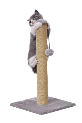 WUDYHUB Scratching Post Cat Kitten Tree | Hanging Ball | Plush Fur Fabric | Heavy Base Free Standing Cat Tree deal from flipkart WUDYHUB Scratching Post Cat Kitten Tree | Hanging Ball | Plush Fur Fabric | Heavy Base Free Standing Cat Tree deal from flipkart