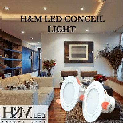 H&M LED 7 WATT H&M Pendant Lamp Ceiling Lamp(White)