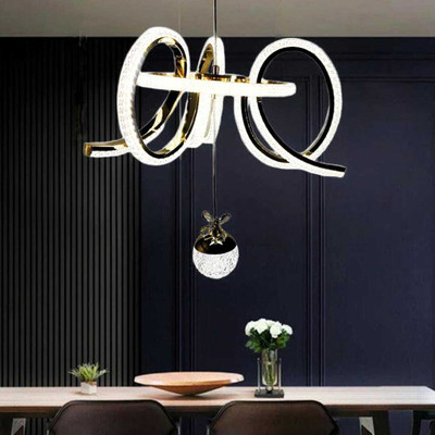 Chandelier LED Chandelier Led color changing chandelier@90 Chandelier Ceiling Lamp(Gold, White)