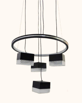 SAVORADE Cubi Style LED Hanging Chandelier Lights Chandelier Ceiling Lamp(White, Black)