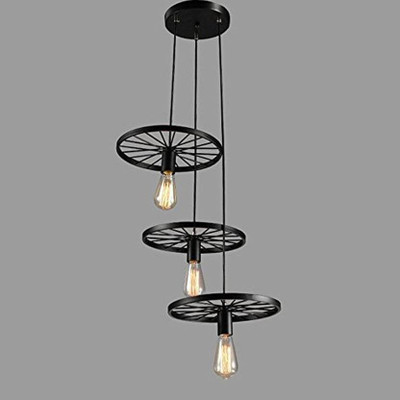 VAGalleryKing Pendant Lamp Ceiling Lamp(Black, Clear)