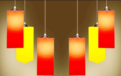 VAGalleryKing 3_Lamp New Design Decorative Home & Villa Pendant Lamp Ceiling Lamp(Multicolor)