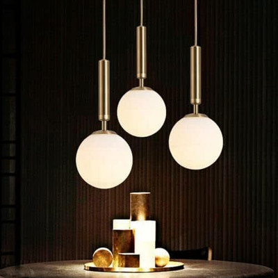 CARSTEN CARS-8051 HANGING PACK OF 3 Pendants Ceiling Lamp(Gold)