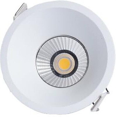 mshine MSHINE INDIA12W White Body LED Deep COB Light | Recessed LED Ceiling Light Cob Light Ceiling Lamp(White)