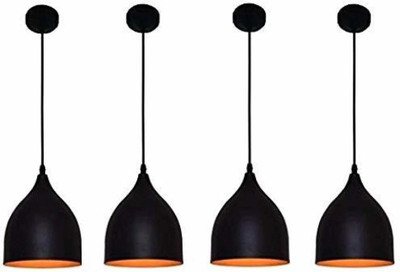 jency Innovate Light to doctor your Home. (PACK OF 4). Pendants Ceiling Lamp(Black)