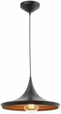 Areezo Vintage Black Metal Tawa Hanging Light Without bulb Pendants Pendants Ceiling Lamp(Black)