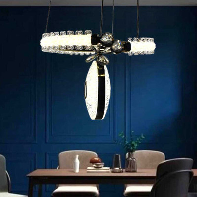 Chandelier LED jhummar Led color changing jhummar@96 Chandelier Ceiling Lamp(Gold, White)