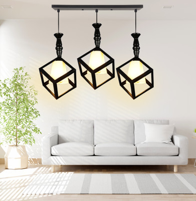 jency Innovate Chandelier Ceiling Lamp(Black, White)