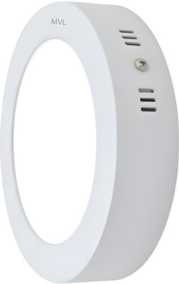 MVL 9 Watts LED Round White Surface Down Light, Pack of 1 Ceiling Light Ceiling Lamp(White)