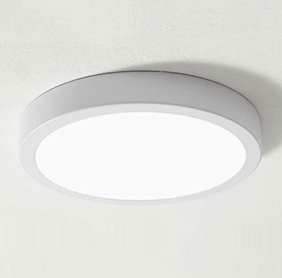 M.v.l lights 15W LED Round Surface Down Light White Pack of 1 Ceiling Light Ceiling Lamp(White)