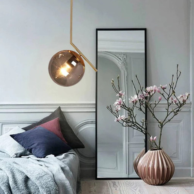 GAUVIK GAU- 8008 H/L SMOKE GLASS (PACK OF 1) Pendant Lamp Ceiling Lamp(Gold)