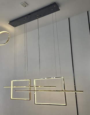 Blissbells Gold Body Modern Linear Chandelier Pendants Ceiling Lamp ( Gold) Chandelier Ceiling Lamp(Gold)