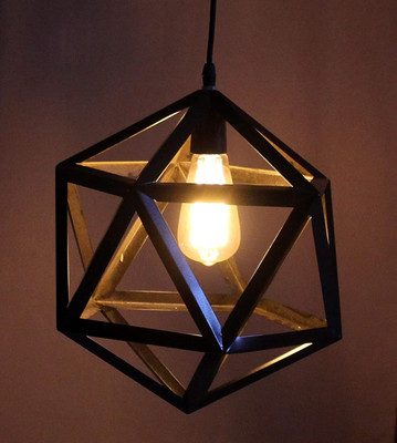 DECOHOME Pendant Lamp Ceiling Lamp(Black)