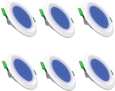 REMEN 5W Downlight Recessed Ceiling Light Ceiling Lamp(Blue)