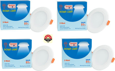 Bharatglow BHARATGLOW 9W CONCEALED LIGHT/ROOF LIGHT Ceiling Light Ceiling Lamp(White)