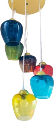 Guru Baba Traders Hanging light Pendants Ceiling Lamp(Multicolor)