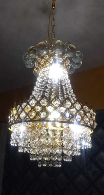 ayriv Chandelier Ceiling Lamp(Gold, Clear)