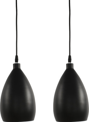 BENE BENE Zomba Hanging Light MS 16 cm, (Black, Pack of 2 Pc) Pendants Ceiling Lamp(Black)