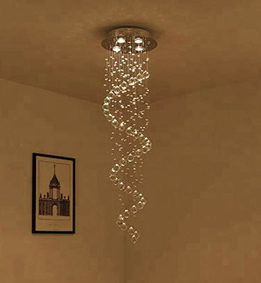 Crystomist 5ft Height Crystal Chandelier Living Room ceiling light cm5fta1 Ceiling Light Ceiling Lamp(Yellow)