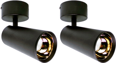 Hybrix LED Wall/Ceiling Spot Light (20 WATT)Rose Gold, Focus Light, WARM WHITE Light, 2 Spot Light Ceiling Lamp(Black)