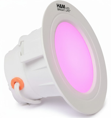 H&M LED Recessed Ceiling Light Ceiling Lamp(Pink)