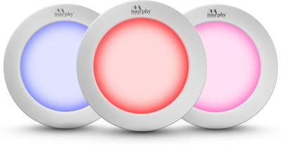 MURPHY 5W CBL 3-in-1 Round Surface Down Light (Red/Blue/Pink, Pack of 1) Ceiling Light Ceiling Lamp(Multicolor)