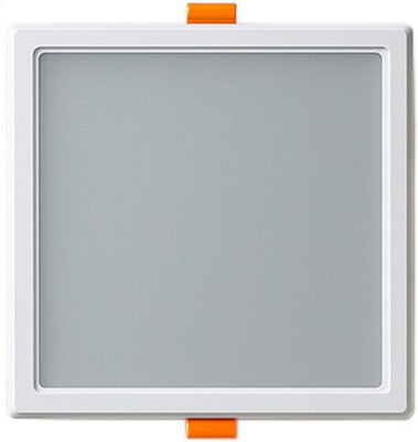 ALTRALIGHTS 15W Cool White (6000K) Light Shade Set of 1 Polycarbonate Square Pannel Recessed Ceiling Lamp(White)