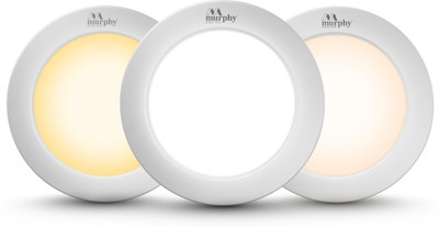 MURPHY 5W CBL 3-in-1 Round Surface Down Light (CW/WW/NW, Pack of 15) Ceiling Light Ceiling Lamp(Multicolor)