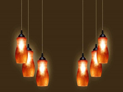 VAGalleryKing 3_Lamp New Design Decorative Home & Villa Pendant Lamp Ceiling Lamp(Brown)
