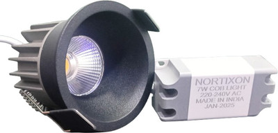 NORTIXON COB WITHOUT REFLECTOR COMBO (7w,12w,18w) Cob Light Ceiling Lamp(Black)