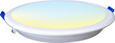 ECOEARTH Neo WiFi Smart LED Panel Downlight | Round |10W| CCT-Warm To Cool Feel Recessed Ceiling Lamp(Multicolor)