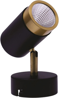 DOJI Black Gold Finish 6-watt picture light,spot light,focus light,Color-Warm-White Spot Light Ceiling Lamp(Black)