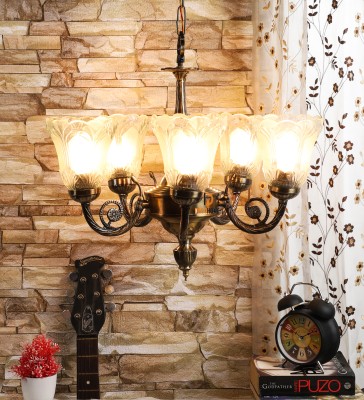 DECOHOME Chandelier Ceiling Lamp(Brown)