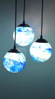 DONERIA Ball Hanging Lamps Enchanting Illumination (Multicolor) Pendants Ceiling Lamp(Blue)