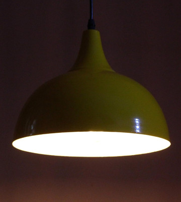 GAUVIK GAU- 10 INCHI YELLOW Pendant Lamp Ceiling Lamp(Yellow)