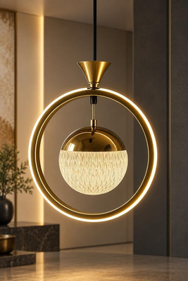 GAUVIK Heart Design Modern Style Led Gold Creative Led Pendant Pendant Lamp Ceiling Lamp(Gold)