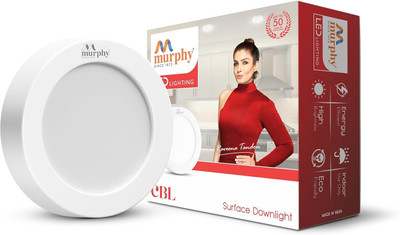 MURPHY 5Watts CBL Round Surface Down Light (Cool White) Ceiling Light Ceiling Lamp(White)