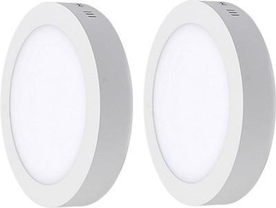 MVL 15W Surface Panel Led Light White Pack of 2 Ceiling Light Ceiling Lamp(White)