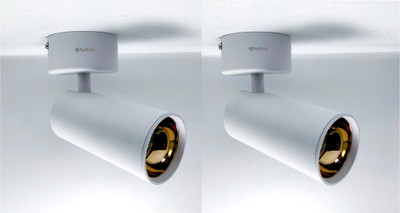 Hybrix LED Wall/Ceiling Spot Light (12 WATT) Focus Light, WARM WHITE Light, 2 Track Light Ceiling Lamp(White)
