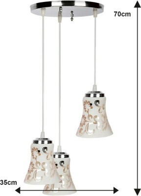Bloom Bloom Ceiling lamp (Triple)_000032 Pendant Lamp Ceiling Lamp(Silver, White)