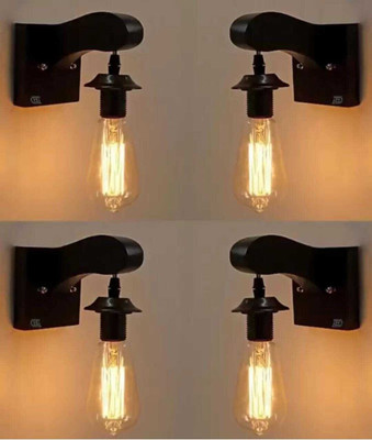 DONERIA Moonlight Pendant Wall Lamp Without Bulb (Pack of 4) Pendant Lamp Ceiling Lamp(Brown)